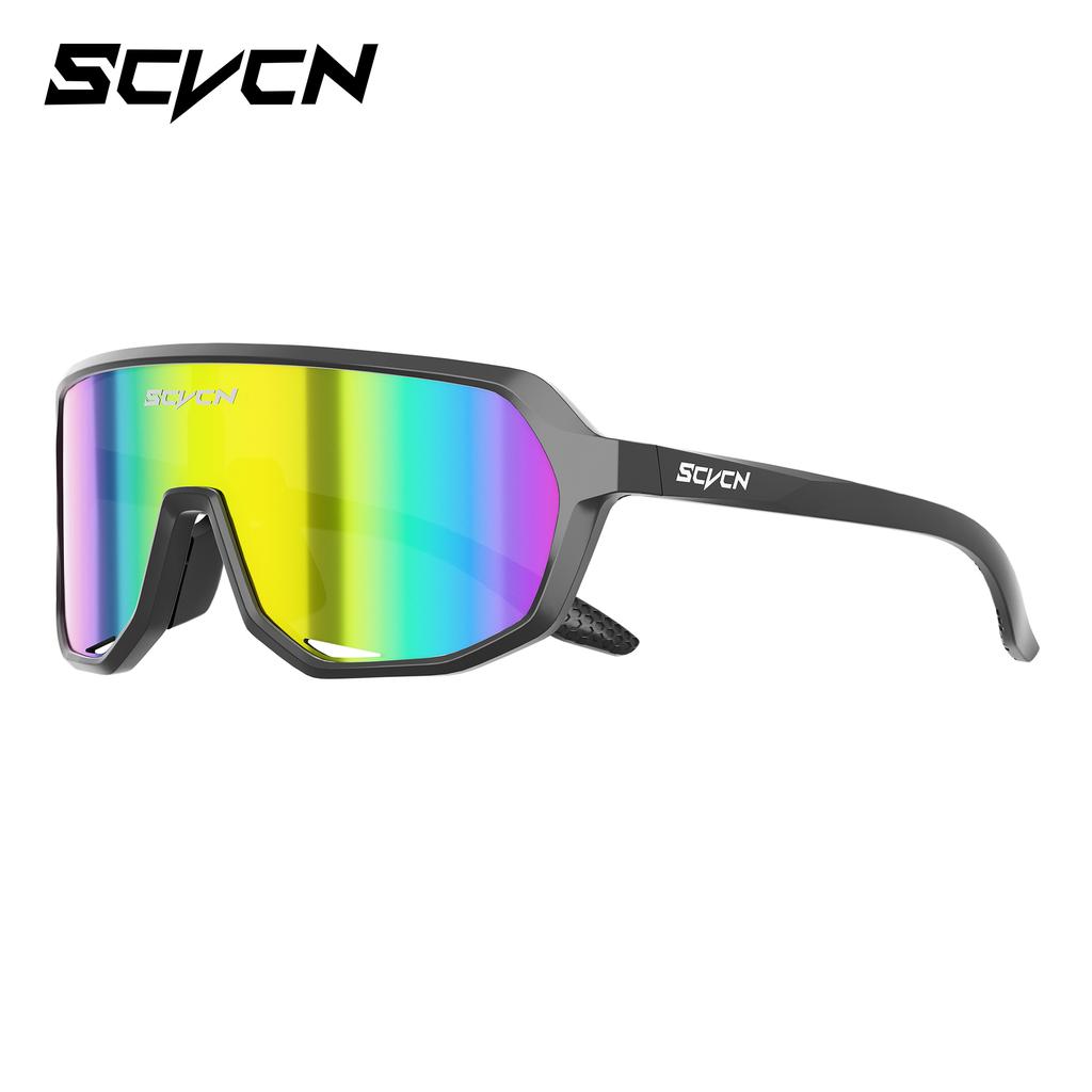 SCVCN Photochromic Sports Sunglasses Polarized Cycling Glasses for Men Mountain MTB Bike Bicycle Goggles UV400 Women Driving