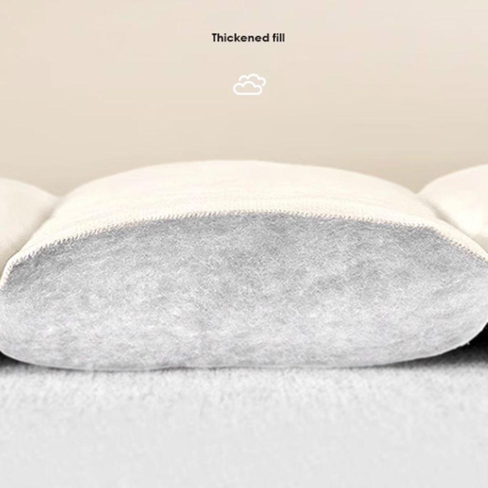 Einfarbiger Betthauptbezug Rautenmuster Betthaupt Staubschutz Samt Kopfteilbezug Schlafzimmer