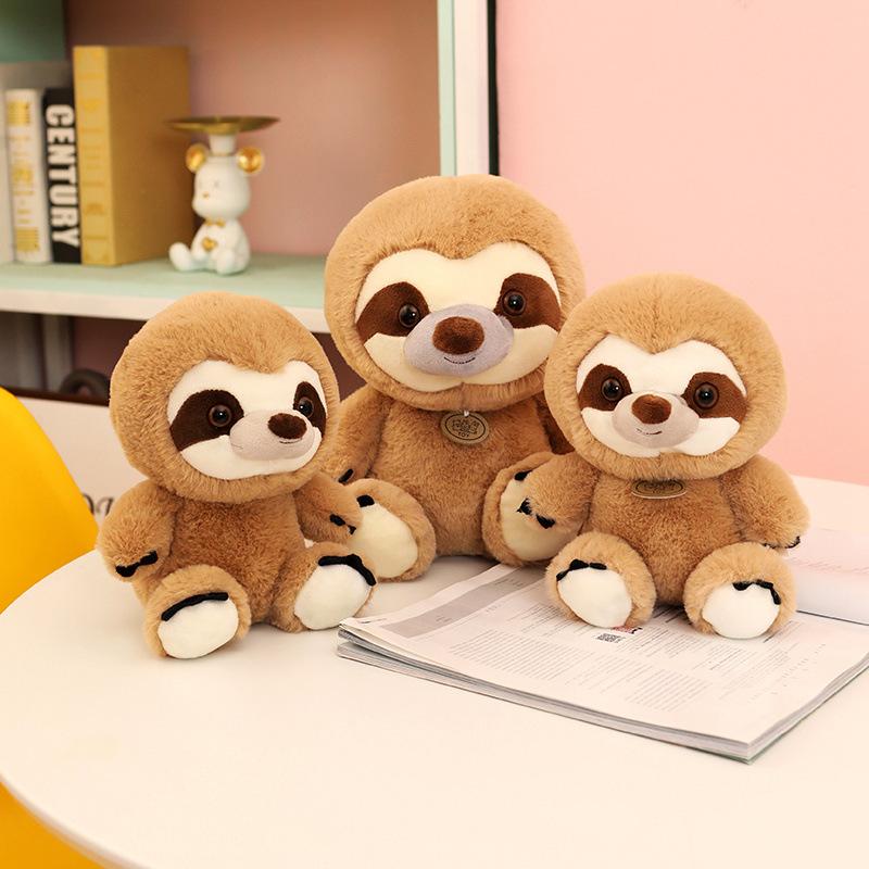 Cute Sitting Sloth Doll Plush Toy Cute Little Sloth Doll Children Soothing Rag Doll Birthday Gift