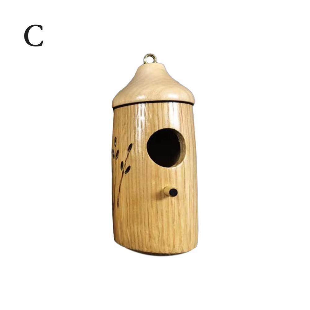 

1 шт. Будиночок для колібрі для вивішування та гніздування на вулиці, дерев яний шпаківня