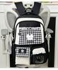 Schoolbag Korean college style cute backpack girl sweet niche dopamine student class schoolbag lightweight backpack