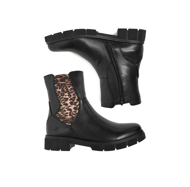 Remonte D2S70-03 Black Ankle Boots