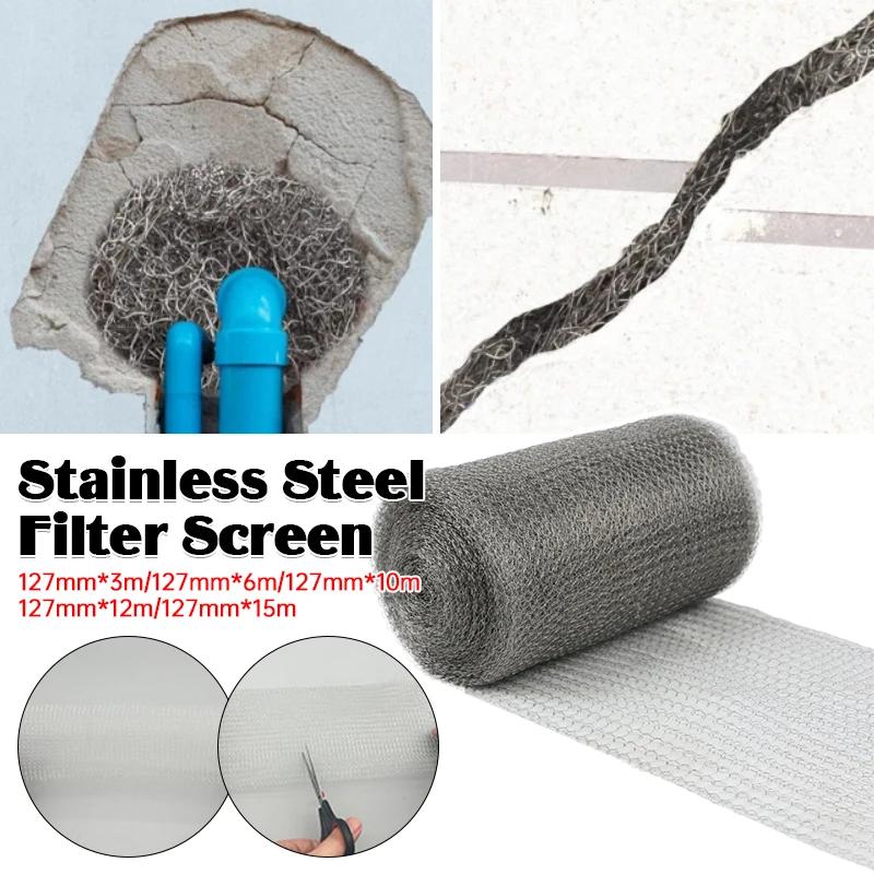 Filtro Tessuto a Rete in Acciaio Inossidabile 304 Per Distillazione Filtro a Rete per Tubo di Scarico Prevenzione Insetti e Topi