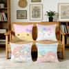 L-Little Cute T-Twin Stars Cushion Cover For Pillow Printing Sofa Decoration Home Car Room Coffee Shop Office Nordic Simplicity
