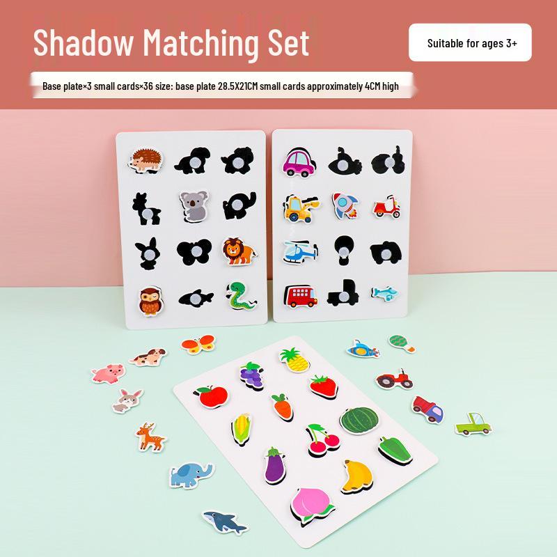 Early Education Shadow Matching Game: Handmade Kindergarten Corner Toy