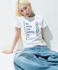 Ssobi What So Semi-Cropped Short Sleeve T-Shirt [White]