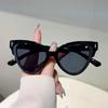 Cat Eye Sunglasses Women  New in Vintage Fashion Casual Decor Shades Trendy Brand Design Candy Color Rim Sun Glasses