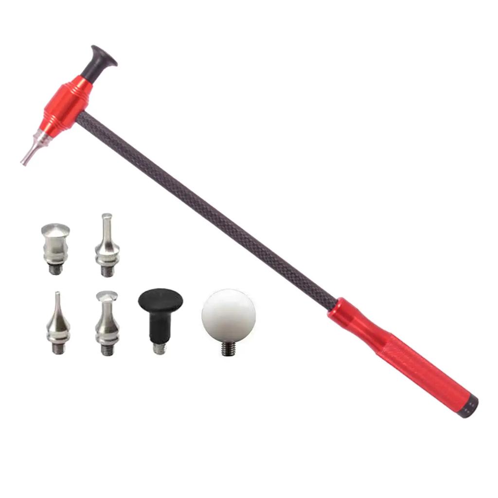 Car Paintless Dent Repair Tools Adjustable Length Carbon Hammer Pdr Accessories Car Dent Repair Tools Titanium Alloy Fi Car K0D6