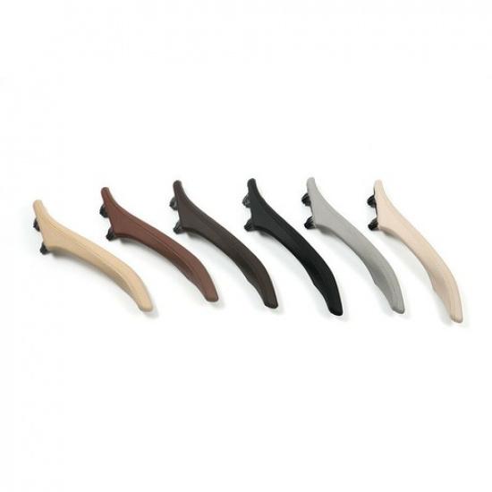 Luxury Leather Wrap ABS Car Inner Door Handle Repalce Trim For BMW 5 F10 12 14