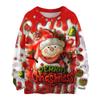 Women's Casual Long Sleeve Woolen Christmas Sweatshirt Fall  Vacation Long Sleeve Pullover