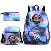 ONE PIECE heat transfer schoolbag primary school student printed backpack large capacity backpack backpack pencil case