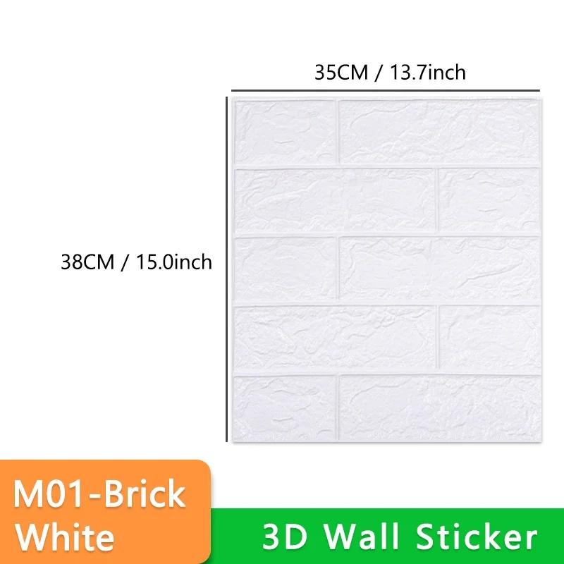 10pcs Thick Wall Sticker Self Adhesive Tiles Floor Stickers Marble Bathroom Ground Wallpapers waterproof PVC Bedroom living Room