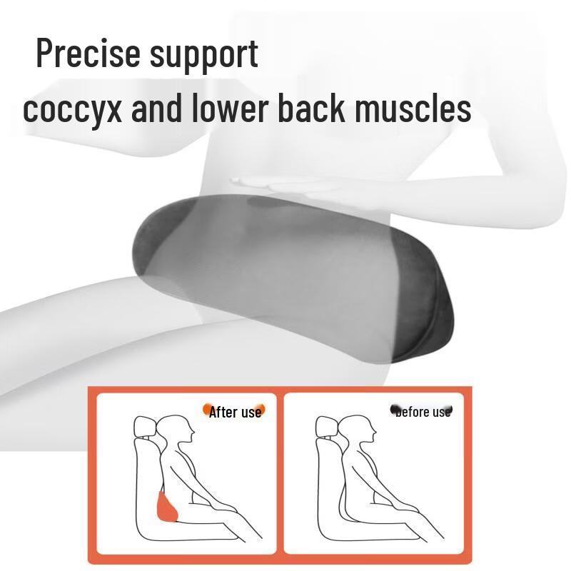 Kashicong Memory Foam Car Lumbar Support Pillow