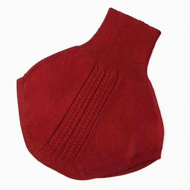 Winter Scarf Shawl For Women Knitted Fake Collar Scarfs For Women Neck Wrap Men Women Turtleneck Collar Scarf Knitted Elastic