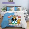 Coventry City Muster Bettwäsche Steppdecke Set Heimdekoration Geschenk (1 Bettbezug + 2 Kissenbezüge (ohne Füllung)).xwn