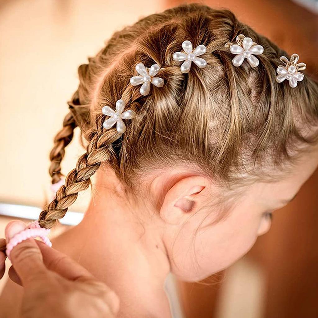 18pcs Mini Flower Hair Claw Clips Small Flower Hair Clamps All Matching Sweet Hair Clips for Girls Women