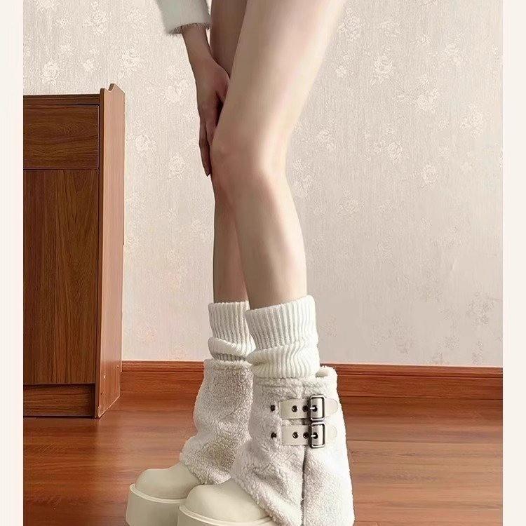 Fashion Platform Snow Ankle Boots Women High Heels Suede Shoes Woman 2024 Trend Winter Goth Brand Punk Motorcycle Botas De Mujer Shoes