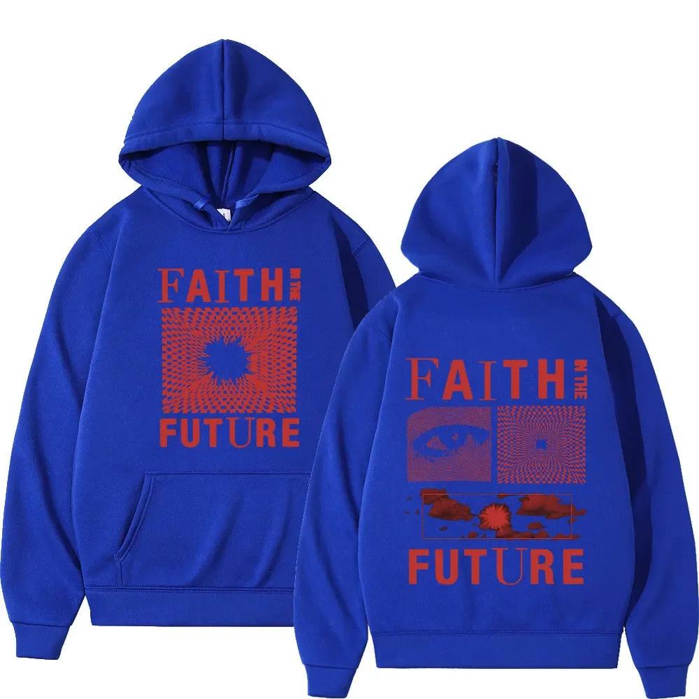 Faith in Future Journey Popular hooded sweatshirts for Men and Women Fashionable Casual Clothing Hip-hop Harajuku oversized