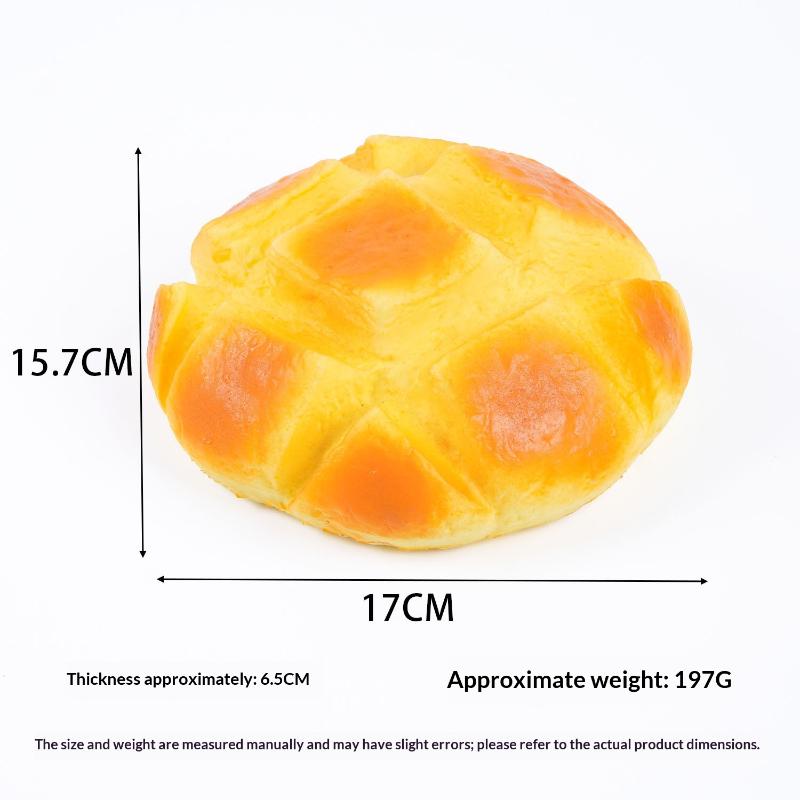 Pineapple Bun Slow Rising Squeeze Toy Oversized Soft Stress Relief Prop for Prank Gift Desk Decor