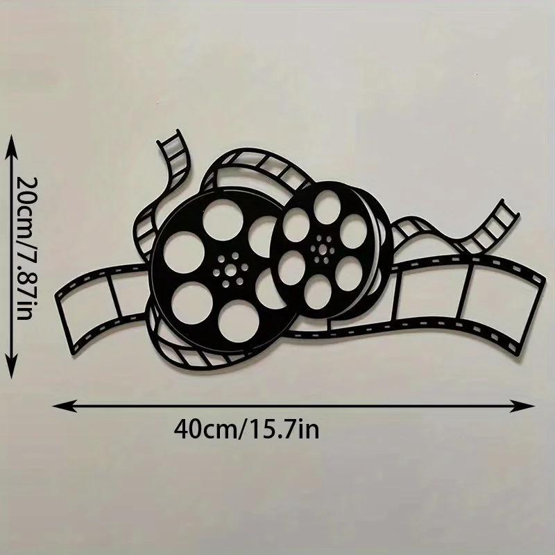 

Винтажная металлическая табличка с кинопленкой — идеальный декор в стиле камеры для домашнего кинотеатра или кинозала, стильный декор для стен и комнаты дома светло-серый