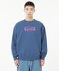 LMC Flower Oval Sweatshirt Dark Blue