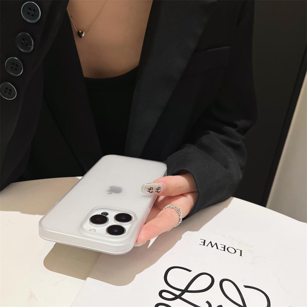 Matte Candy Transparent Phone Case For iPhone 17 Air 16 15 14 Pro Max Plus 13 12 11 XR XS XsMax Shockproof Silicone Bumper Cover
