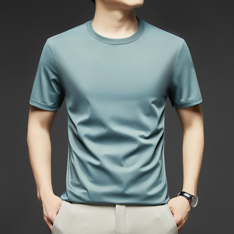 Summer Men s Short Sleeve Crew Neck T-Shirt Casual M
