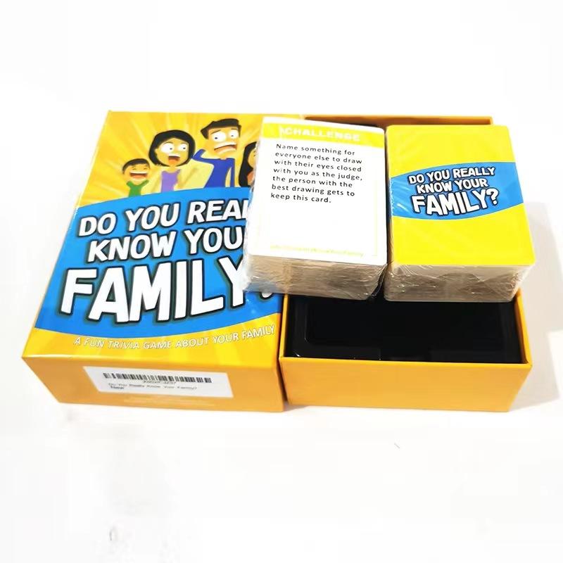 Do You Really Know Your Family Game Filled with Conversation Starters and Challenges Board Games