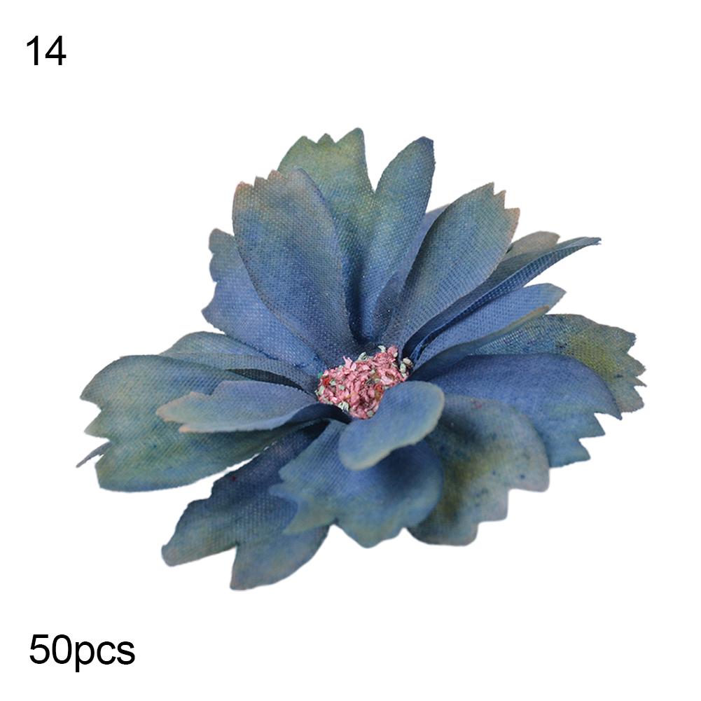 

Цветущий букет 50 шт. многослойная имитация поддельных головок цветов DIY аксессуары домашний декор для вечеринки