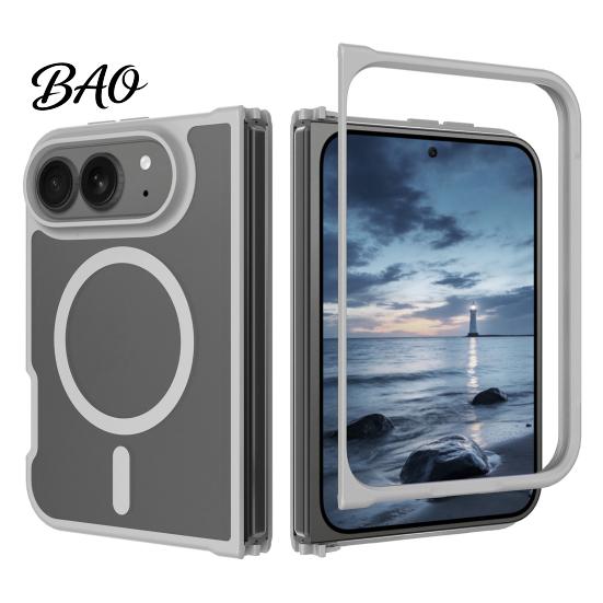 Protective Accessory for 2026 Phones Magnetic Matte Phone Case iPhone New, Full Hinge Anti Oxidation Material Cover Protection, Not Yellowing