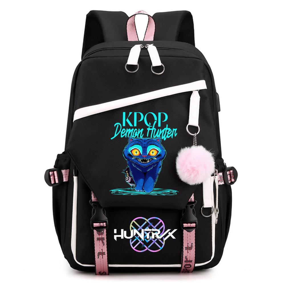 Anime K-pop Demon Hunters Printed Large Capacity Backpack for Teenger Student Girl Boy Back To School Bookbag Kid Gift Women Waterproof Travel Bag