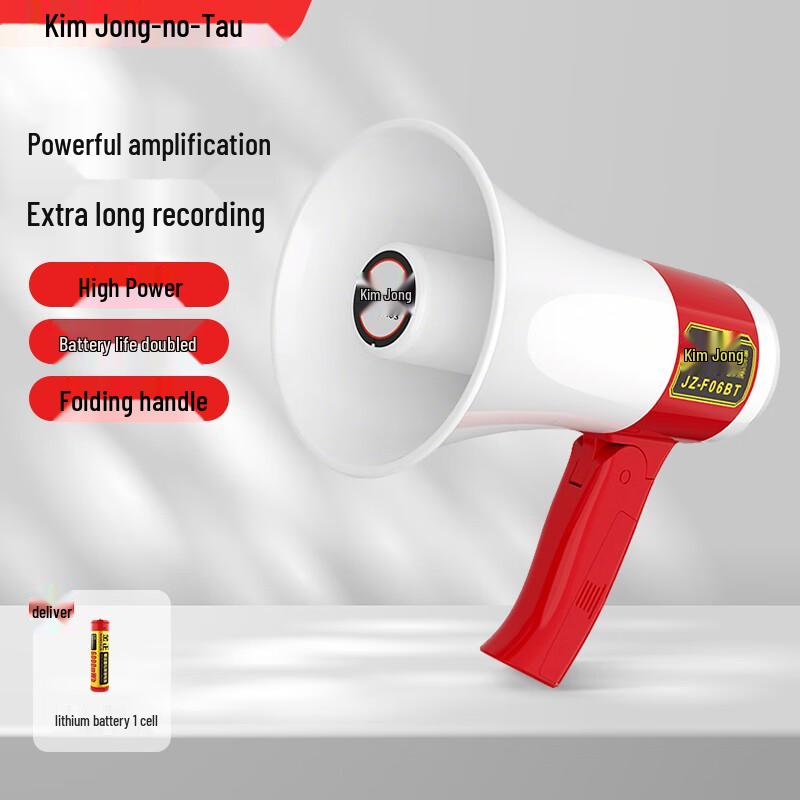 Mégaphone Portable & Amplificateur Vocal Jinzheng Prise CN (adaptateur inclus) (Version CN)