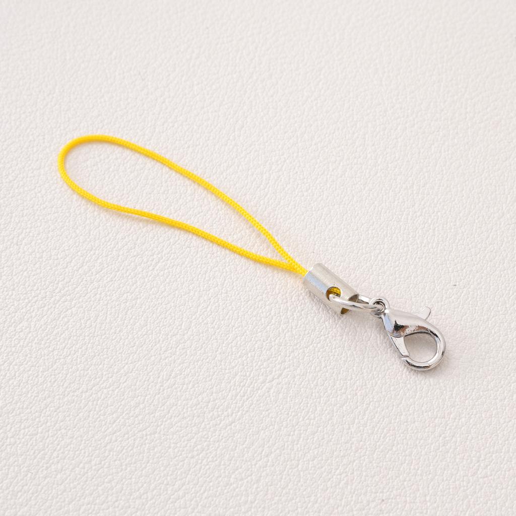10Pcs/pack Polyester Phone Strap Lobster Clasp Phone Strap Doll String Keychain Phone Lanyard