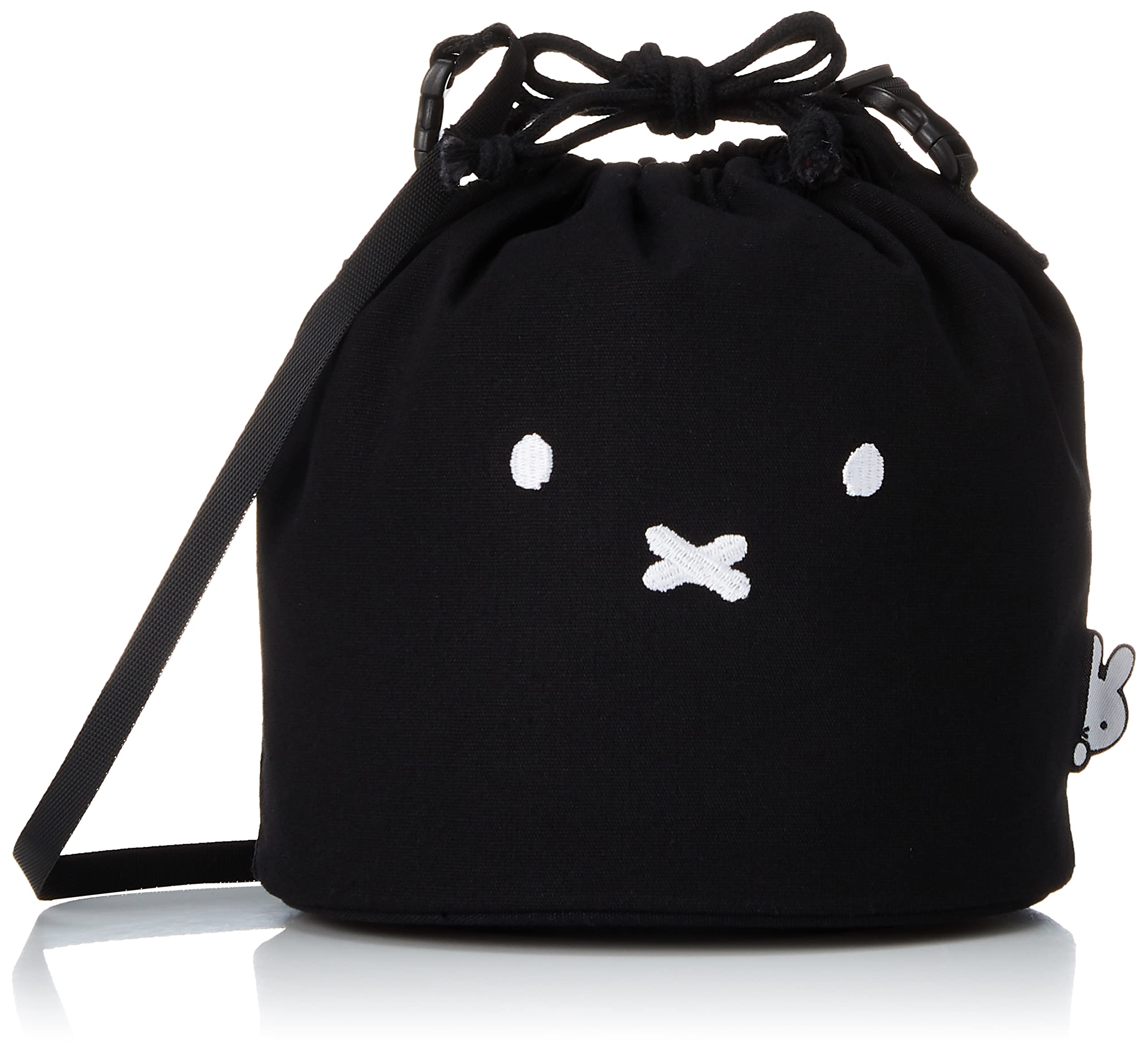 

Drawstring Shoulder Bag 6045 Miffy Face Black [Sifre] Women s B98.
