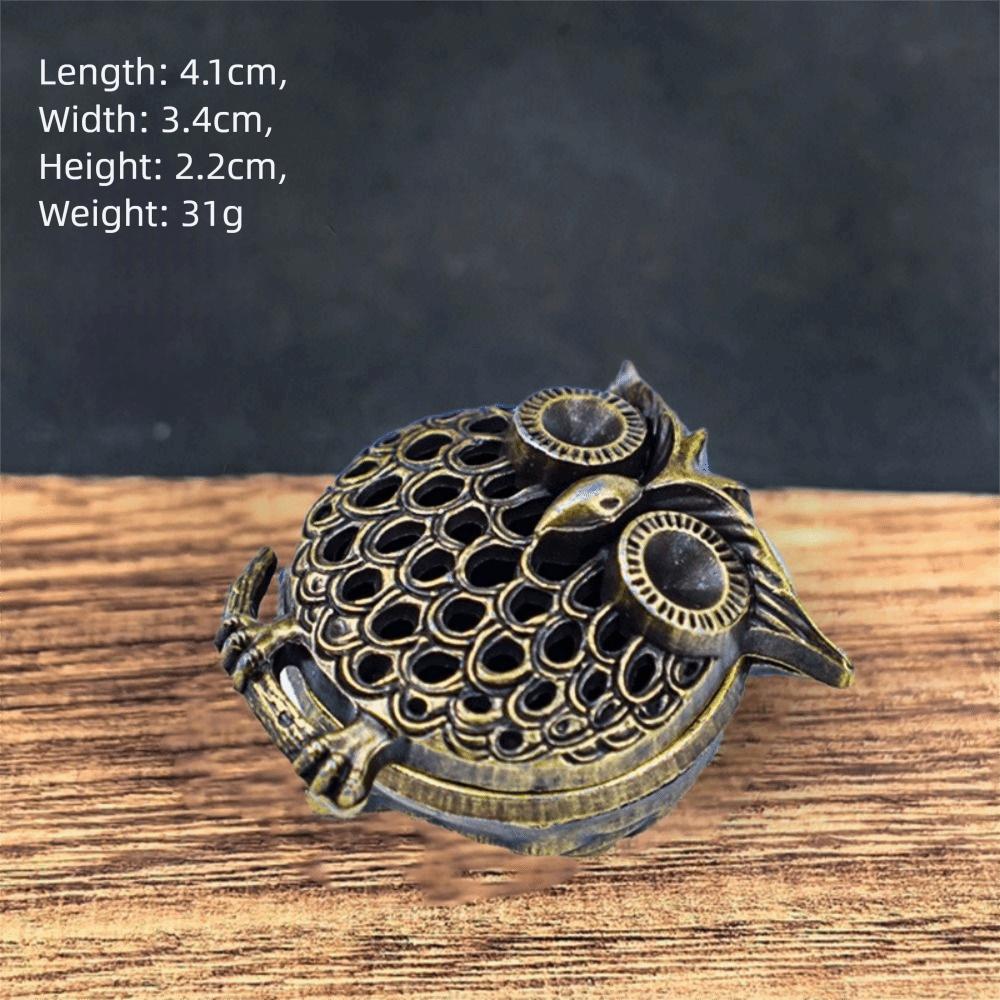Zinc Alloy Incense Burner Good Symbolism Indoor Aromatherapy Creative Incense Holder Gifts