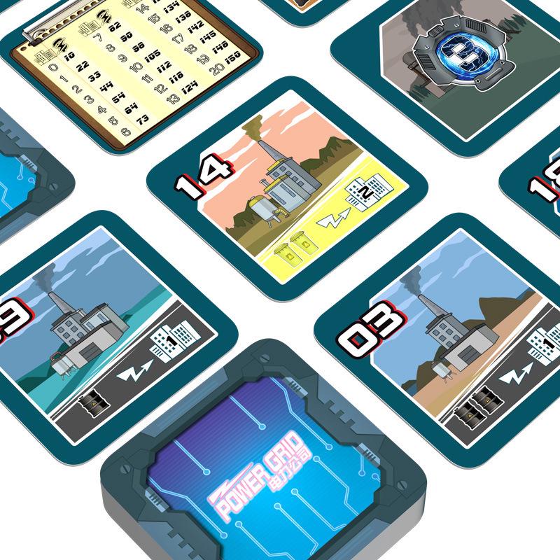 Companie de Electricitate: Joc de Cărți Strategic Multiplayer pentru Divertisment Casual de Petrecere