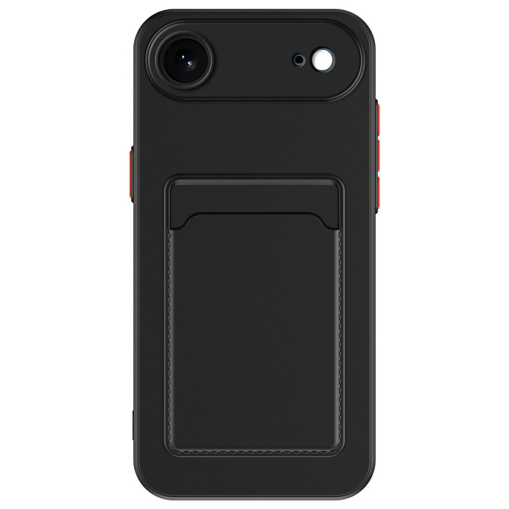 For iPhone 17 Air Case Flexible TPU Phone Cover with Back Card Slot