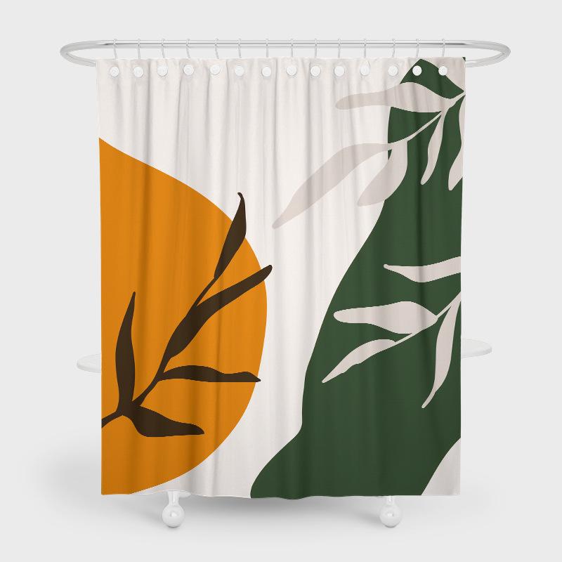 

JINRUN утолщенная водонепроницаемая занавеска для ванной комнаты, устойчивая к плесени, занавеска для душа, занавеска для душевой перегородки, занавеска для душа, занавеска для ванной комнаты, бесплатная перфорация 90*180cm