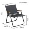 ZISIZ Outdoor Folding Camping and Fishing Chair