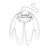 Fashionable Crystal Tassels Design Shoulder Necklace for Ladies Jewelry for Bridesmaids Formal Event and Night Out
