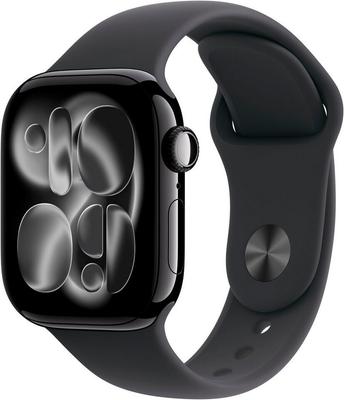 Apple Watch Series 11 GPS 42mm Aluminium Jet Black Sport Band Black S/M