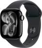 Apple Watch Series 11 GPS 42mm Aluminium Jet Black Sport Band Black S/M