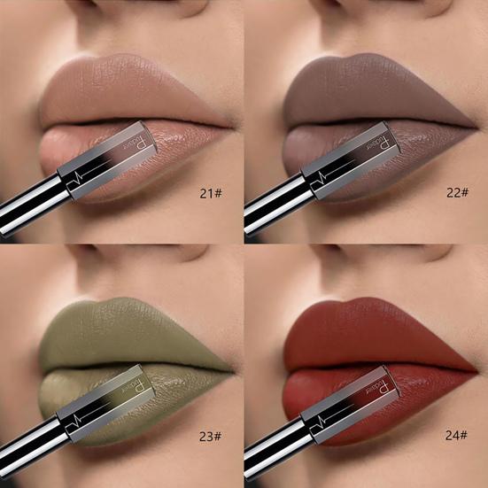 Balsamo per labbra idratante non secco Lucidalabbra opaco impermeabile senza sbavature 6 g Trucco labbra facile da colorare