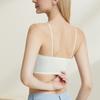 Women's Ultra-thin Jelly Underwear With Seamless Fine Sparkling Shoulder Straps, Comfortable And Cool Feeling, Beautiful Vest Bra