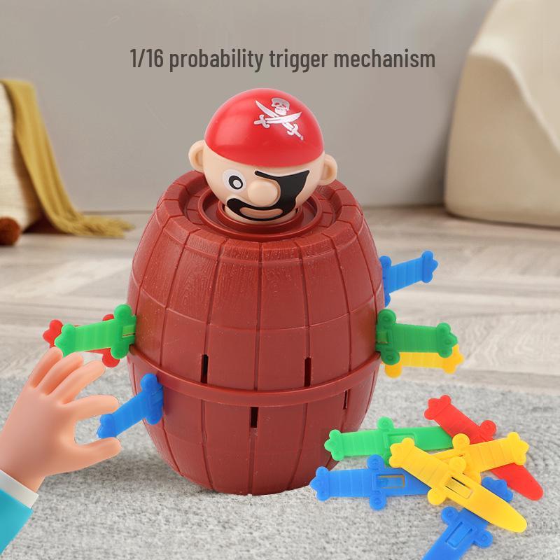 

Вирусная игрушка Douyin: Игра «Пиратская бочка» – Веселое, интерактивное втыкание мечей для пар