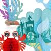 Ocean Sea Animal Honeycomb Centerpiece Under The Sea Party Decorations Fish Crab Turtle Seahorse Ocean Theme Birthday Party Supplies
