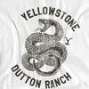 Yellowstone Unisex Adult Dutton Ranch Snake T-Shirt