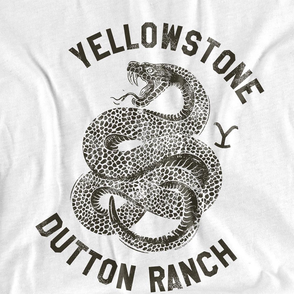 Yellowstone Unisex Adult Dutton Ranch Snake T-Shirt