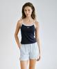 Malittepeulangsowajeobeo Underwear W Classic Logo Ringer Cami Bra Top Navy
