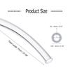 1pc 70cm Clear Flexible Silicone Hose, Soft Tubing for Aquaponics, Airs Line & Irrigation, Silicone Rubber Tube for DIY Projects